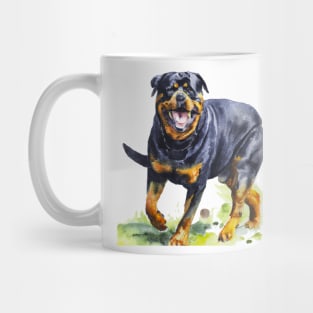 Rottweiler Watercolor - Gift For Dog Lovers Mug